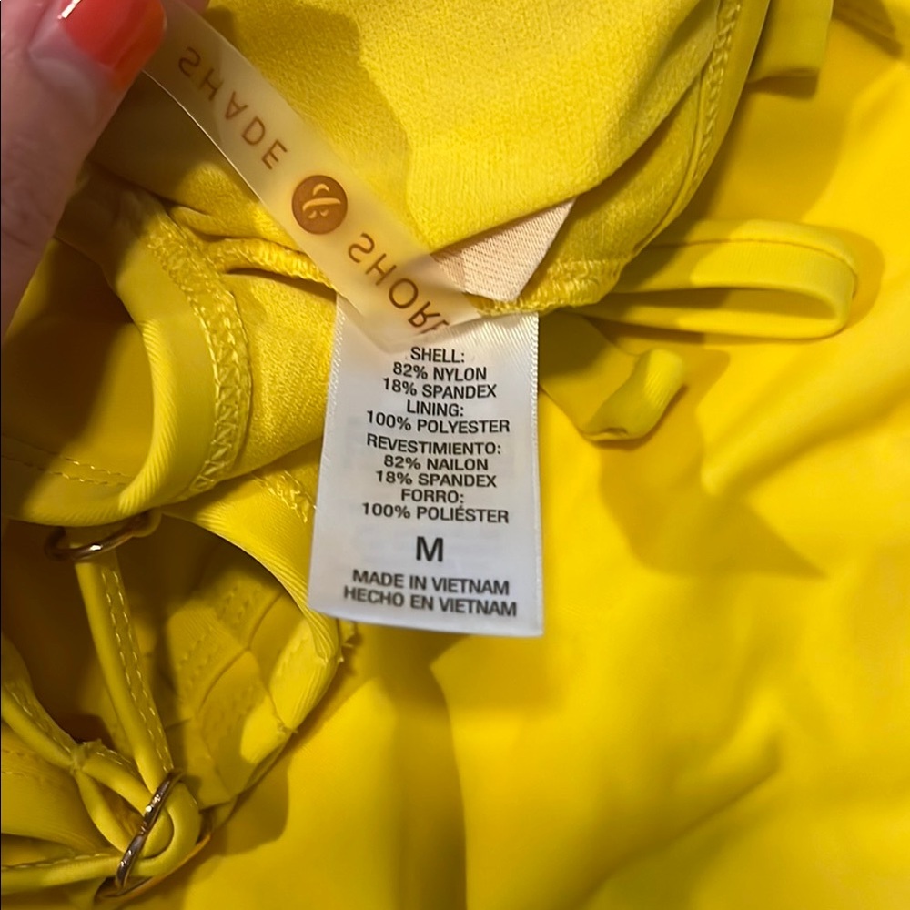Shade & Shore Yellow Ruffled Bikini Set - Picture 4 of 6